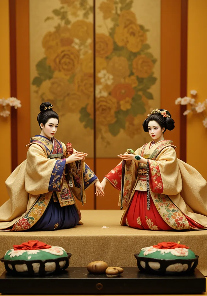 Japanese Naked Hina Dolls、all nude、full nudity、Fully Naked Man and Woman Dolls、 Japanese Hinamatsuri 、