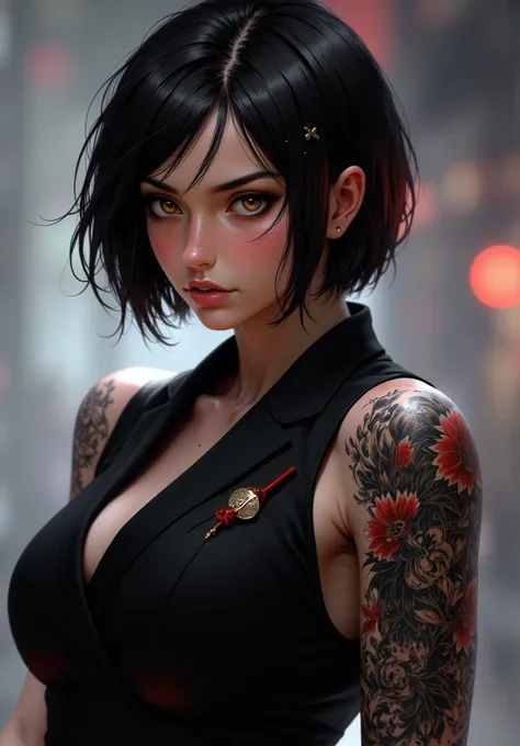 Jefa de Mafia Japanese/ Yakuza: Aiko Tanaka
Nationality: Japanese.
Age: 28 years old Height: 1.65 m.
Complexion:  Fine and elegant
Hair :  Short and straight ,  in jet black .
eyes:  dark brown ,  with a penetrating and calculating look .
fur: light tone, ...