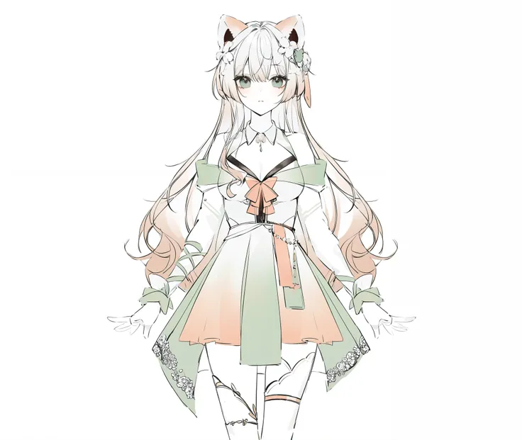  Virtual Character Design ,Concept character sheet, face,  Contemporary design ,  1 woman, 