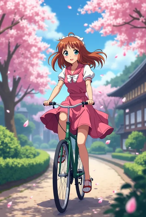 Zakura card captor by bike