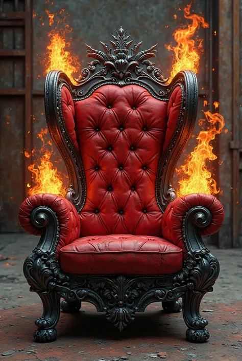 Men's flame armchair