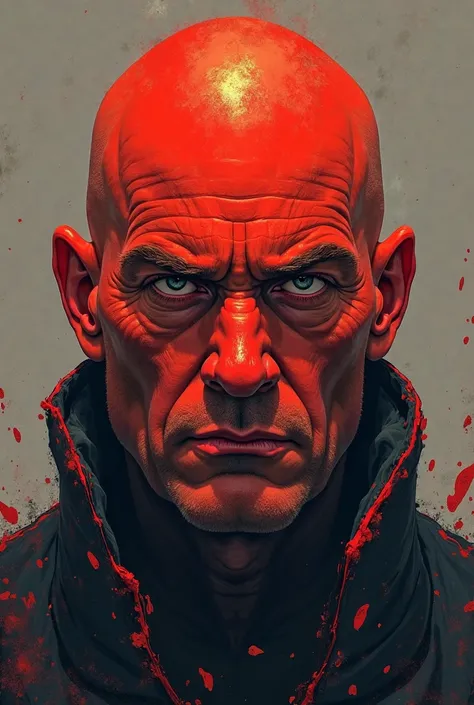 bald red