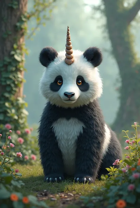 A pandicorn