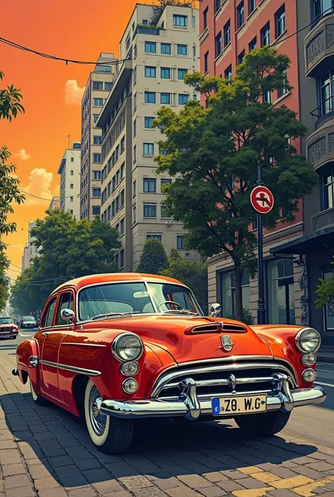 a poster of a concert with a car and a building in the background by Juan Fernando Cobo,  instagram , truthism, vallejo, very defined, sliver, BUENOS AIRES, !, Puente 2 5 de abril,  Victo Nga , hyperdetailed!!!, hyperdetailed!!, , High detail!!!, wakanda, ...