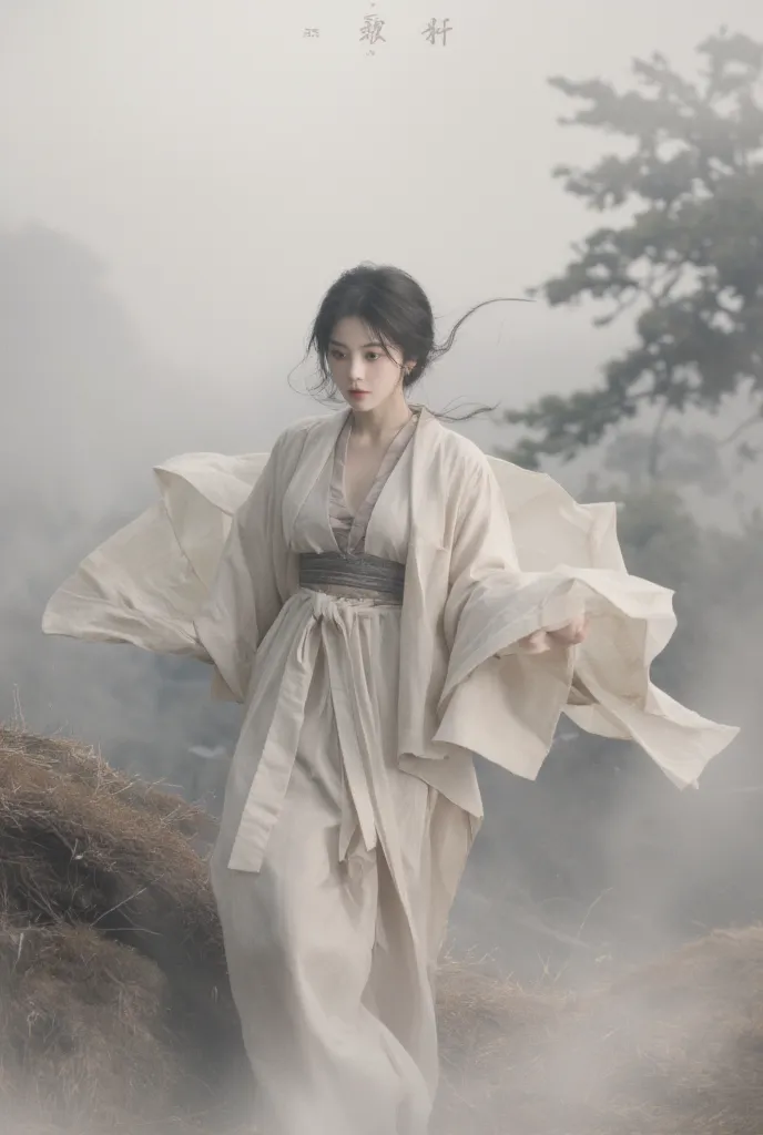 (((Walking in the Wind))) (((Walking in the wind))) ((Japanese Female)) ((Strong winds:1.5))