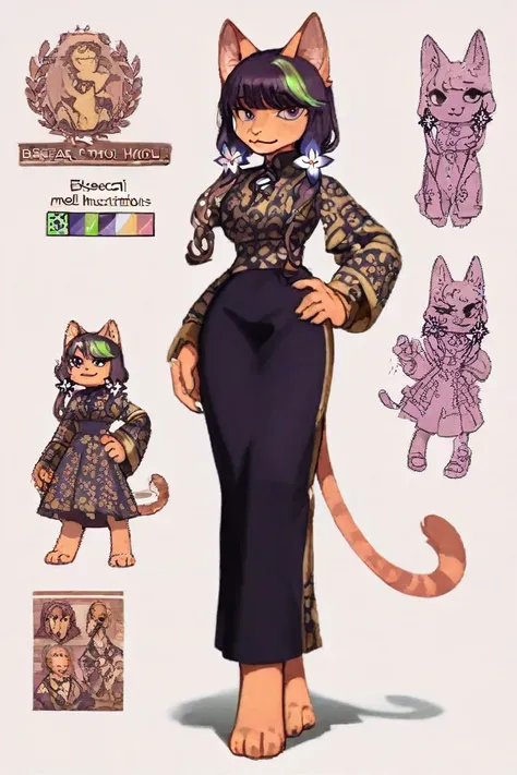 furry girl, high fashion seccai