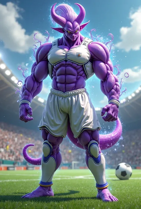 Freezer the one from Dragon Ball Z combined with the soccer player Cristiano Ronaldo 