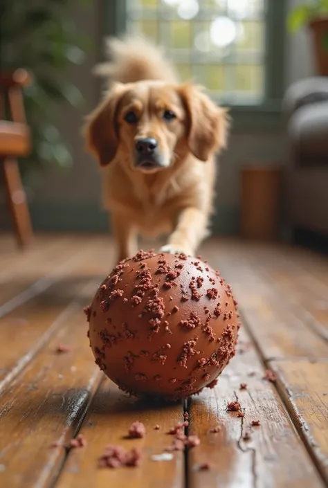 Meat scented ball - Releases an attractive scent for dogs to follow and play with more enthusiasm.