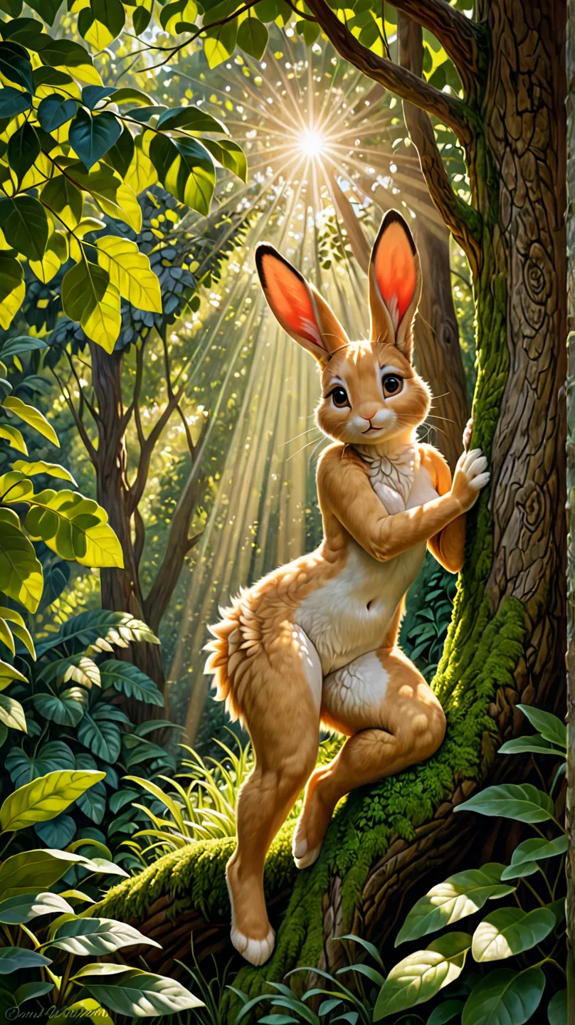  bunny,Unclothed in the wild ,
