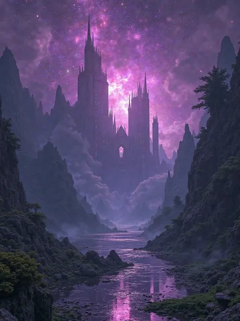 A very realistic Minecraft landscape, Being the end, where Enderman and the End Dragon meet, that you have the towers in the background like the same purple galaxy, May everything be beautiful and with Minecraft logic.
That it has the lighting, The highlig...