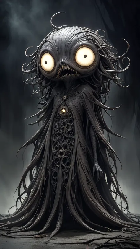  Tim Burton Styles、  very realistic 、   Japanese Yokai 、  horror、