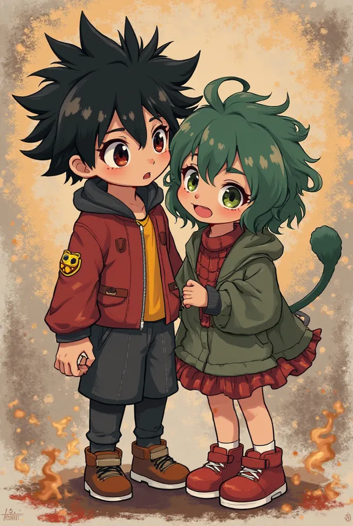 Create Momo and Deku fucking 