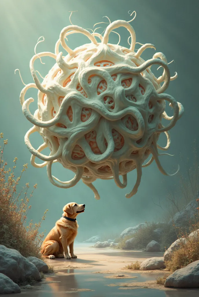 Tentacle Ball — It has rubber filaments that move unpredictably when rolling, catching the dog's attention.