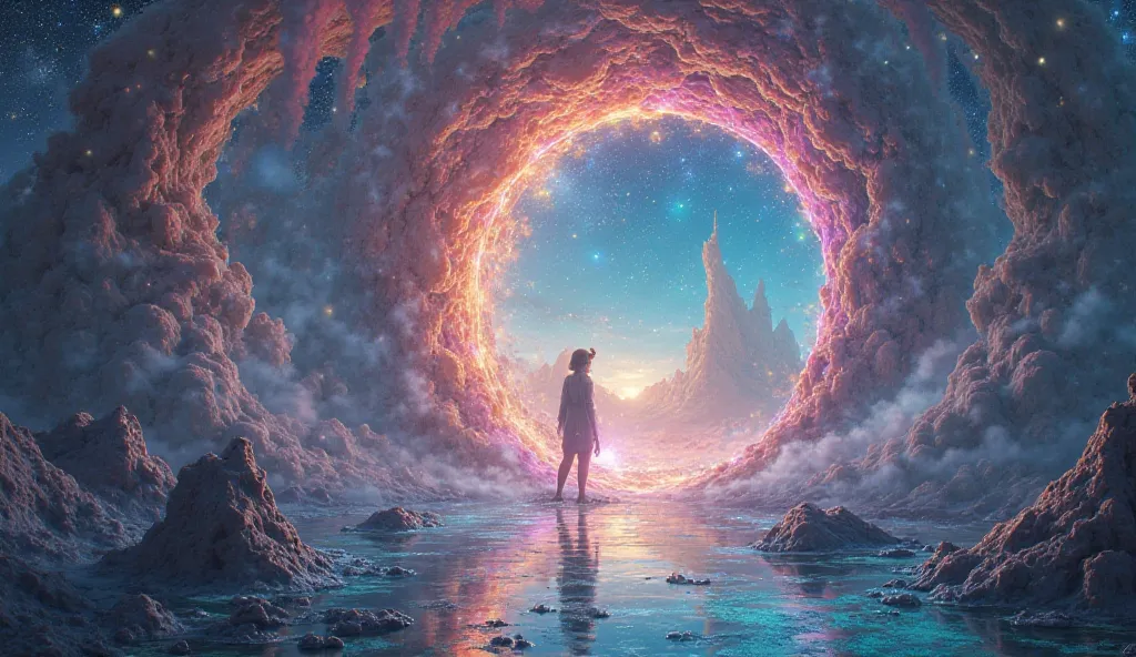 Interdimensional portal in a dream world