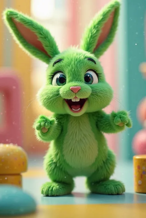 Green Bunny for TikTok