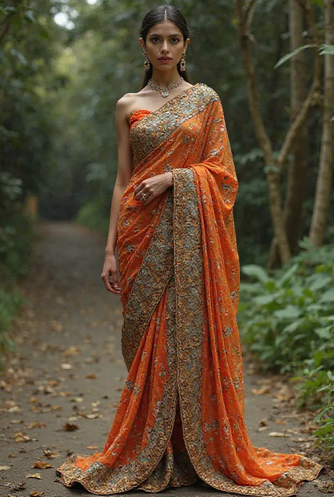 Great a very different and beautiful saree