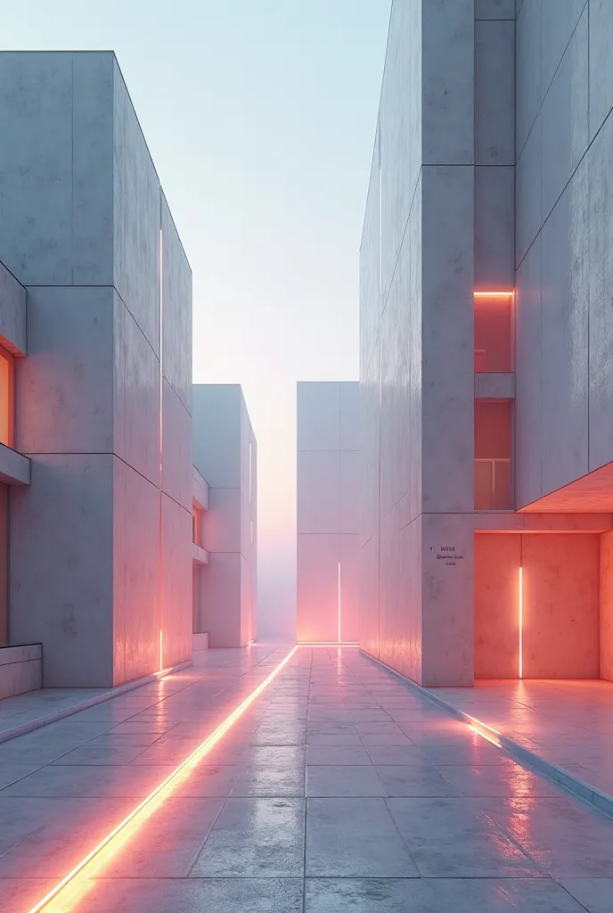 Create a minimalist background by mixing architecture with electronic music