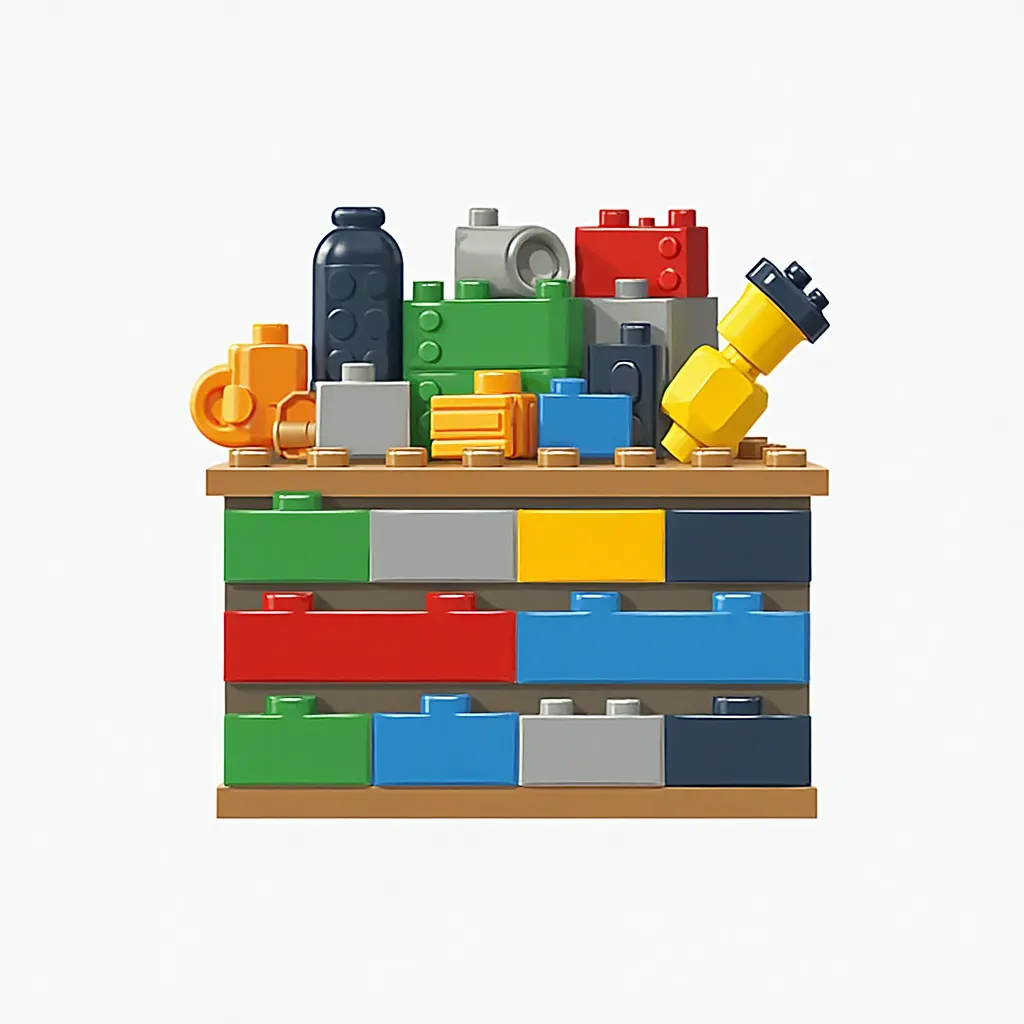 I need a logo for a shop selling lego alternative building blocks models and sets. The shop is called BRICKNIQUE

You can see the products and our basic site here bricknique.com

The logo image will go in the centre instead of the company name already ther...