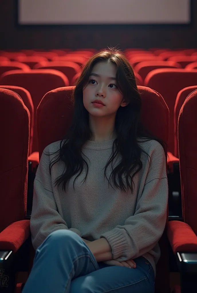 More, maybe realistic asian girl at movie theatere?