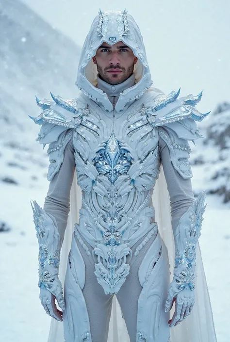 Costume for men snow ice theme 