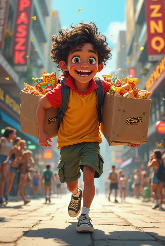 Gasparzinho snack delivery guy