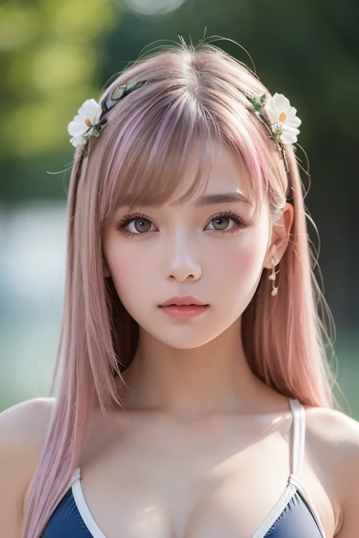 (8k, 4K,  top quality, faceup, high definition: 1.2), ( Master Stick ,  realistic,  Photorealistic: 1.4),  1 girl, Alone,  beautiful faces,  eyelash , nose,  glossy lips, ( beautiful eyes,  beholder,  white skin,  white skin: 1.5),  clean skin,  upper body...