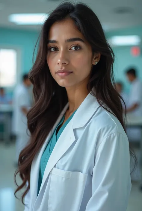 A young  Pretty Pakistani female doctor