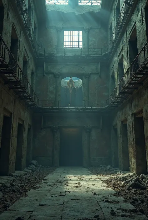 Big old prison room