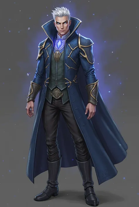 Vaelan Duskbane – The Arcane Guardian

General Appearance

Vaelan stands tall and imposing, exuding both authority and mystery. His sapphire-blue eyes shimmer with a faint arcane glow, reflecting the deep wisdom and power he holds. His short, snow-white ha...