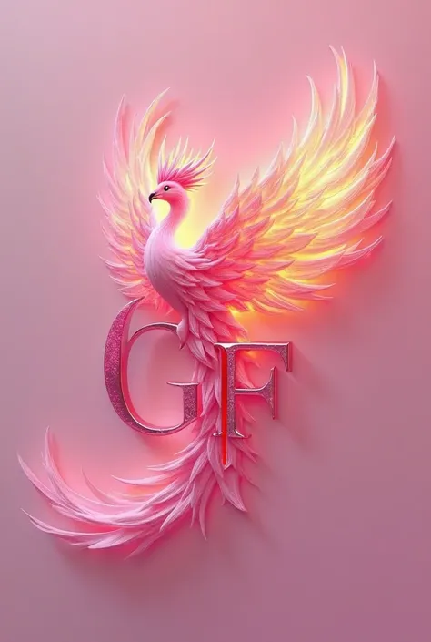 You have a logo with letters F and G where the F is a Phoenix, referring to Glamour Fenyx, which is a store selling beauty products and clothing for women in shades of pink and striking to the eye