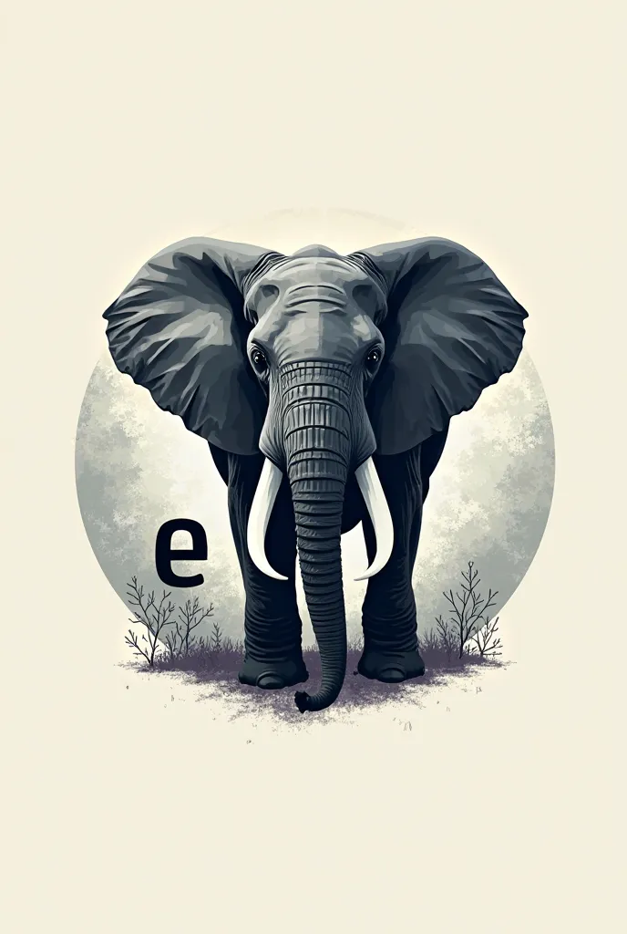 Elephant logo with EG