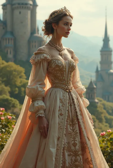 Medieval Escapism (Castlecore)
This trend draws inspiration from medieval aesthetics, featuring elements like flowing gowns, intricate embroidery, and regal accessories. Users are curating boards with fantasy-inspired clothing and fairytale-like ensembles....