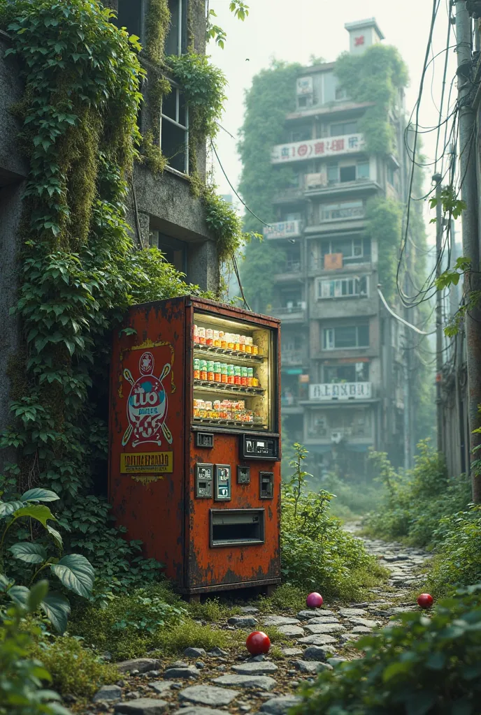 ruins、rusted vending machine、Gachapon、Department Stores、ruins