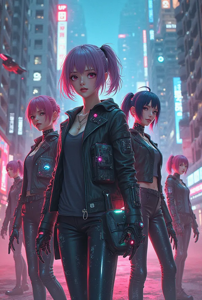 cyberpunk anime characters