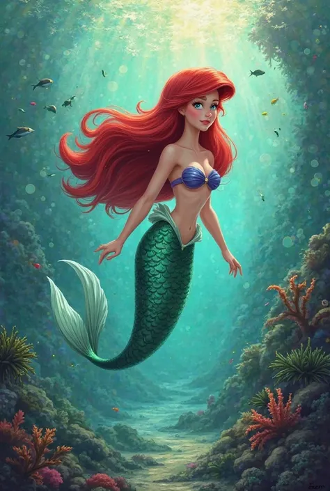 ariel disney fanart