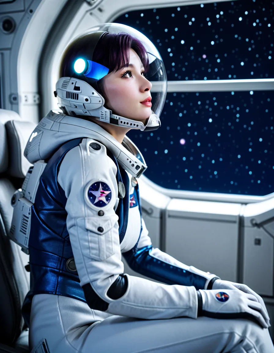 ,, (plugsuit:1.15), , eva helm, , indoors,masterpiece, best quality, 1girl, solo, {{{very short hair:1.7}}}, pread legs, , , short hair, ,(upper body:1.2)space helmet, space helmet,eva helm, spacesuit , astronaut), bubble helmet, space helmet, (1girl:1.1) ...