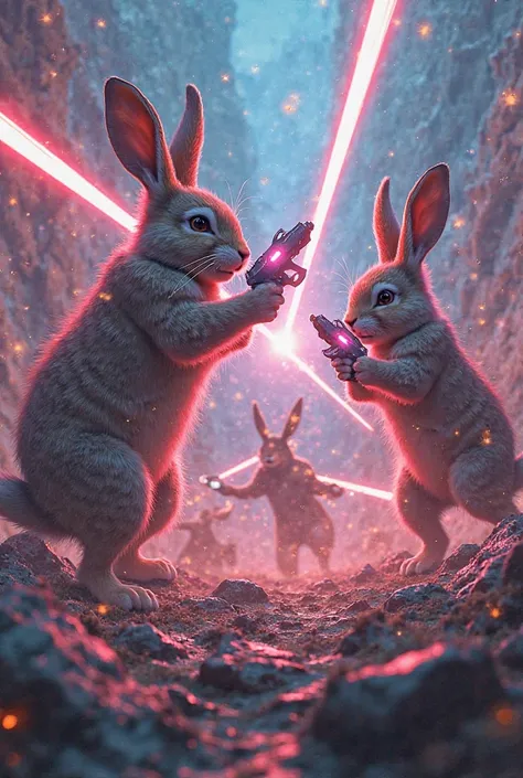 Rabbits vs hares laser war