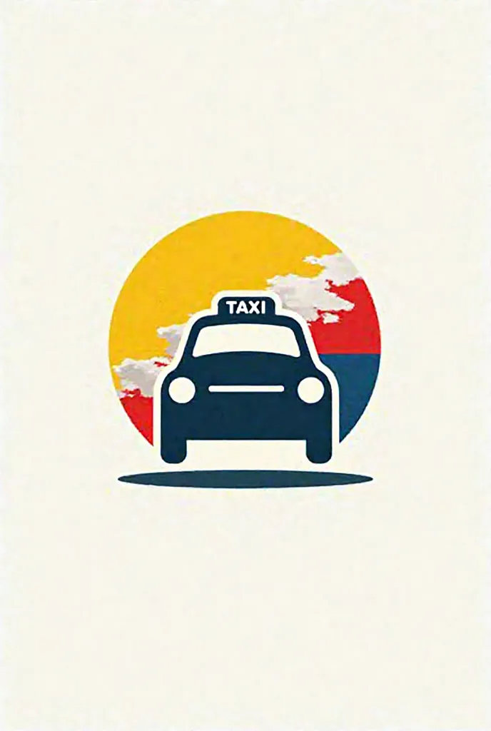 Logo that about that on Bhutan flag there is taxi icon 
