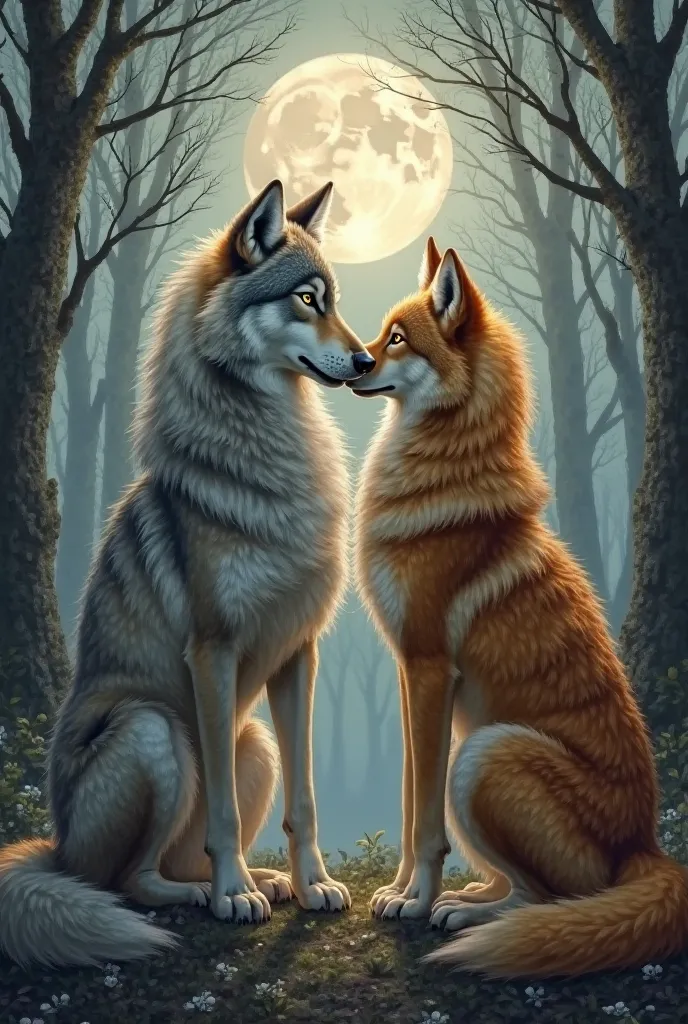 Le loup et la louve en couple