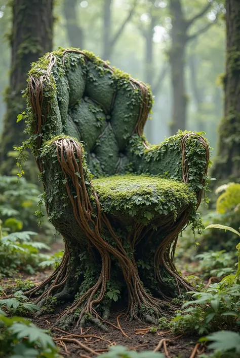 Create weird nature themed chair