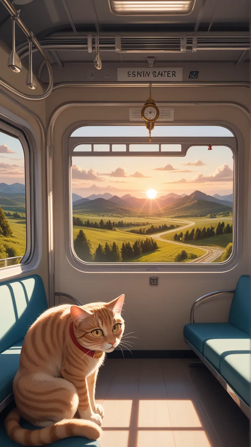 Cat traveling video
