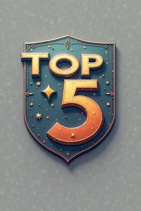 create me a logo with the word "Top 5" make it pleasing and unique 