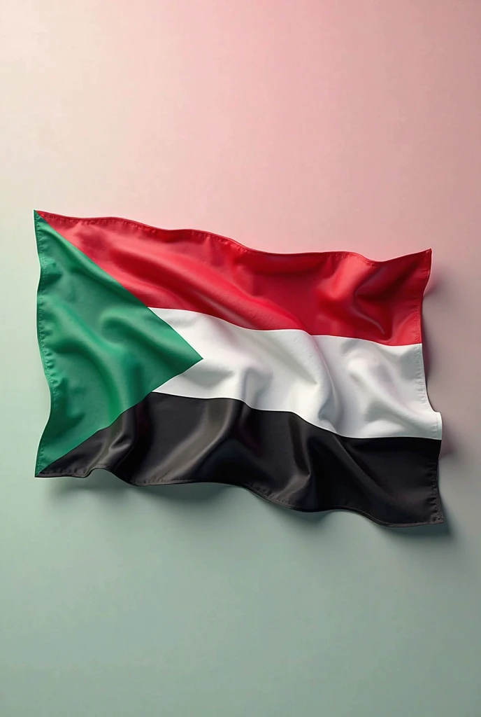 Create the flag of Sudan as a picture for the Facebook cover