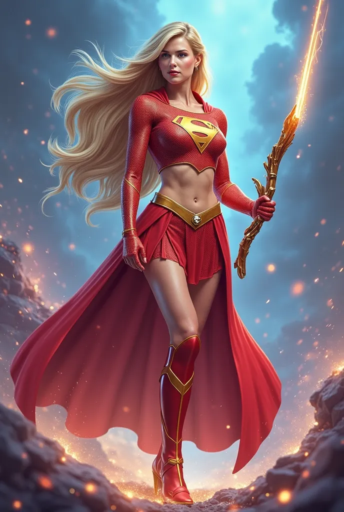 Merge Supergirl with Flash