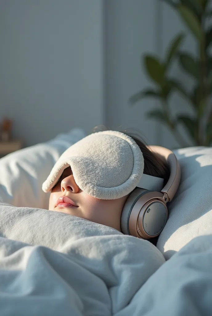 sleeping mask with wireless headphones 