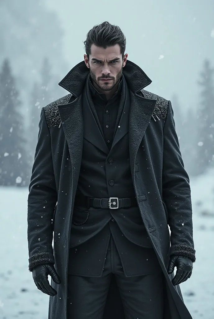 I want to create a handsome male character.  Cold 