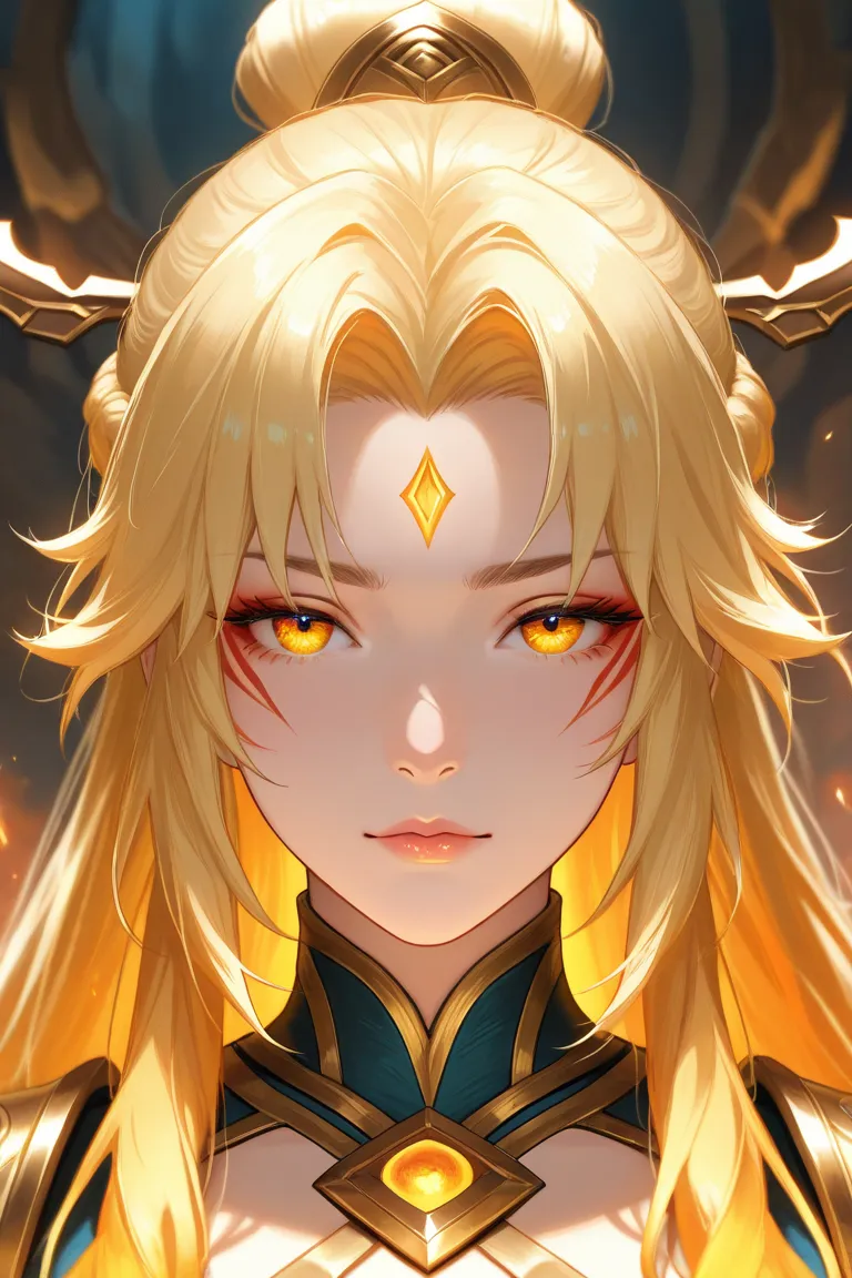 Create a picture for a profile photo, inspired by game characters "Mobile legend" named, Benedetta. Her eyes are closed . A master of the art of the long sword.