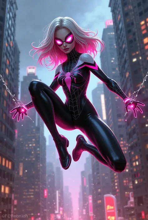 Creating a spider gwen image