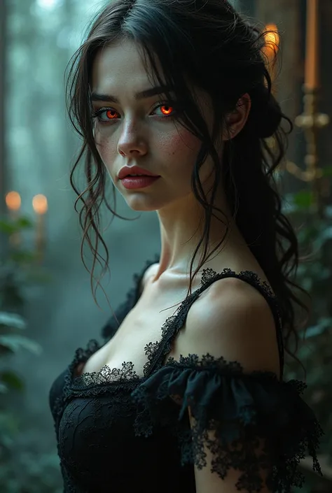 The beautiful woman who became a vampire