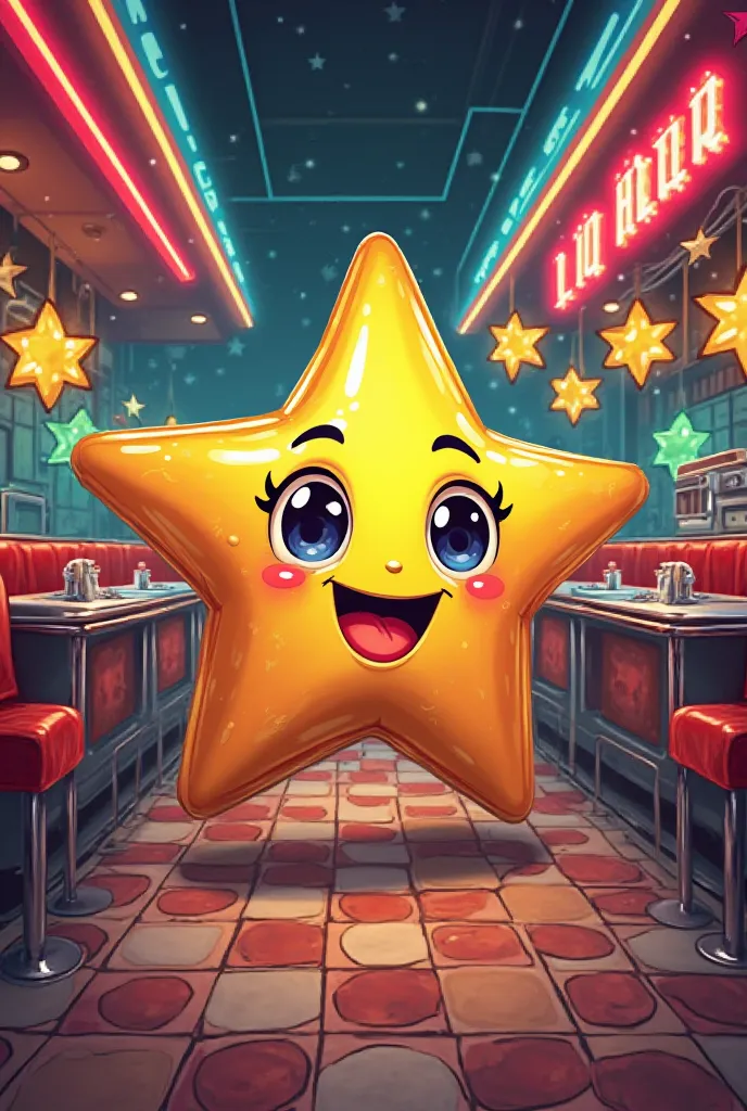 Create a profile picture for my star food diner